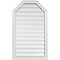 Ekena Millwork Octagonal Top Surface Mount PVC Gable Vent w/ 2"W x 2"P Brickmould Sill Frame, 24"W x 40"H GVPOT24X4003SF - alternate 1